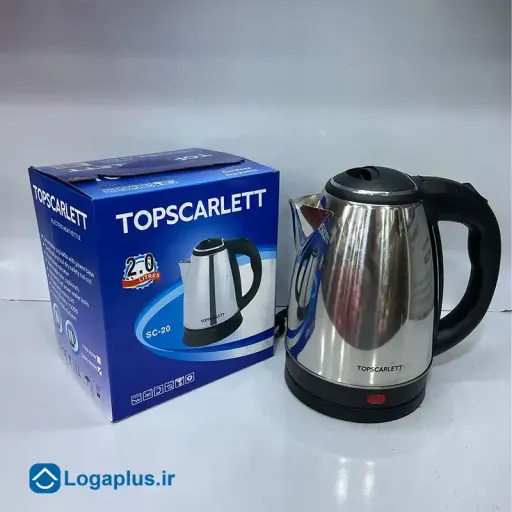 کتری برقی استیل 2 لیتری اسکارلت مدل SC-20 (پسکرایه)