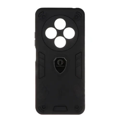 قاب بتمن مگنتی ضد ضربه محافظ لنزدار شیائومی مدل Xiaomi Redmi 14C / Redmi A4 / Poco C75 رنگ مشکی