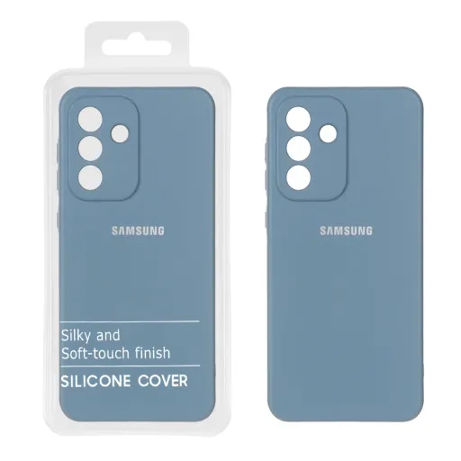 قاب سیلیکونی محافظ لنزدار Samsung Galaxy A56 / A36 رنگ فیلی
