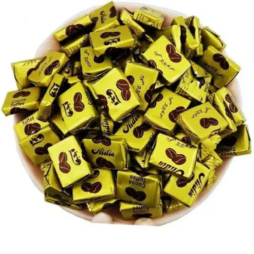 تافی شکلات چهار گوش آیدین 250 گرم