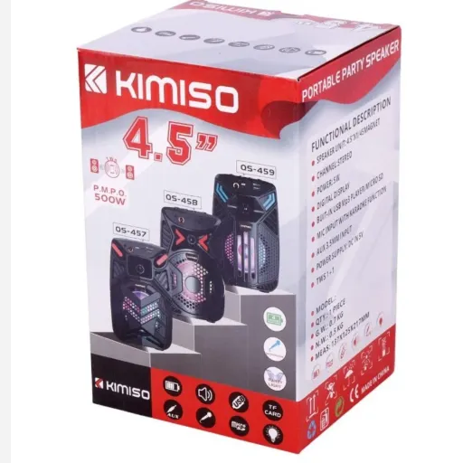 اسپیکر بلوتوثی رم و فلش خور Kimiso QS-634