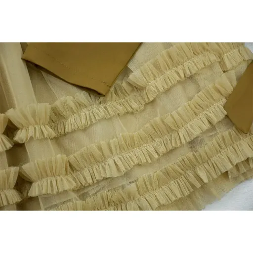 ست کت و سارافون دخترانه نسکافه ای مدل کبریتی و مازراتی گزینه ها سایز 9تا10سال(سایز55)