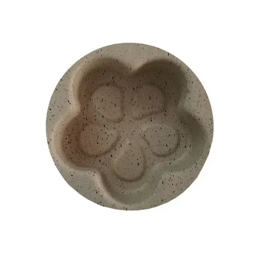 ظرف پخت به گز مدل کته و ته چین طرح گل رنگ مشکی