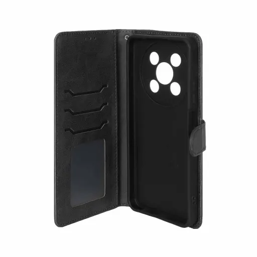 کیف موبایل چرمی مگنتی و محافظ لنزدار درجه یک وکال مدل Vocal V2 / V2 LITE رنگ سرمه ای