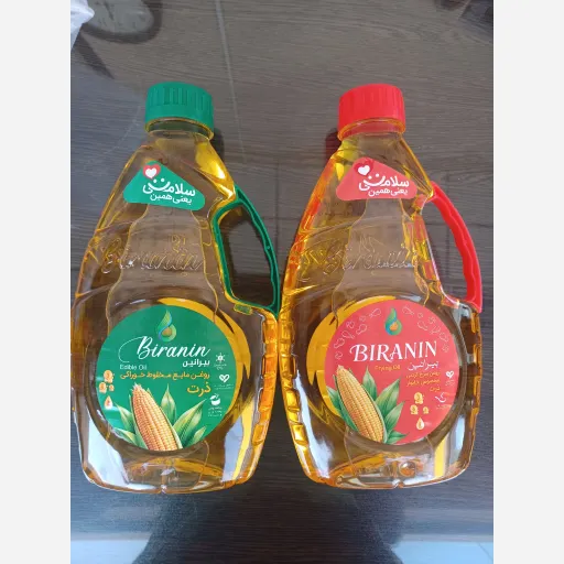روغن سرخ کردنی و مایع حاوی ذرت بیرانین