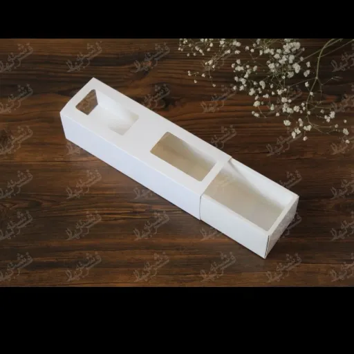 جعبه کشویی کوکی ابعاد 6 در 20 سانت ارتفاع 6 سانت پگ 5 عددی 
