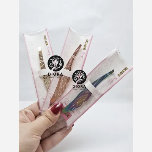 موچین ابرو انبری در 3 مدل  رنگ هفت رنگ