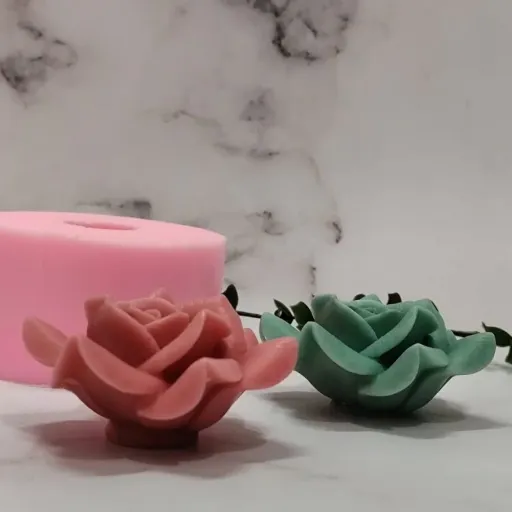 قالب سیلیکونی گل رز 8 سانتی