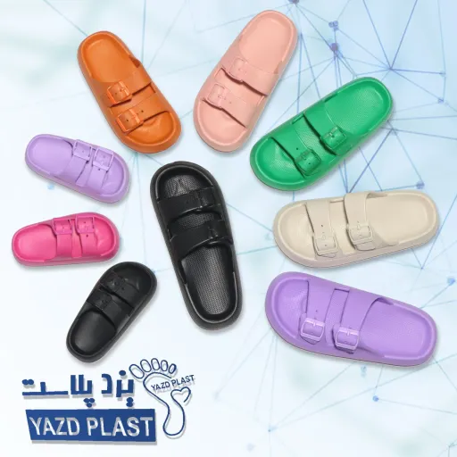 دمپایی زنانه دوسگک جنس سافت بسیار نرم رنگی 37تا40
