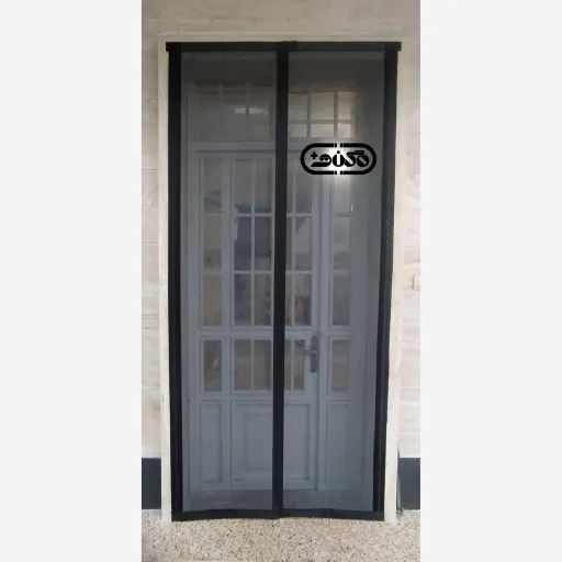 پرده توری مغناطیسی مگنت نواری (آهنربای یکسره) و تور صنعتی ضخیم ضمانتی سایز 210×110