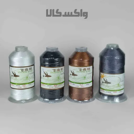 نخ دوک ابریشمی شماره 9 ماهی 250 گرمی رنگ مشکی