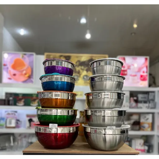 لگن ۵ پارچه استیل