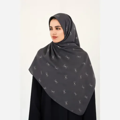 روسری نخی وال درجه یک دست دوز سایز 140*140
