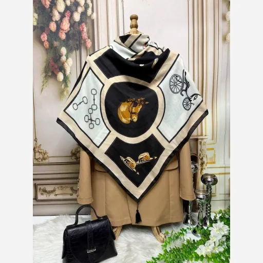 روسری نخ کاستوم شهسوارونه