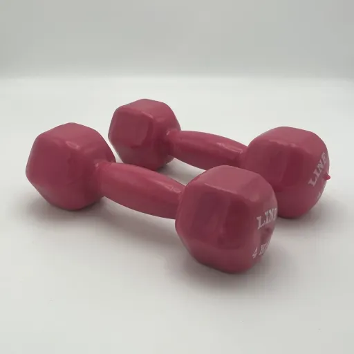 دمبل 4 kg ( جفتی ) رنگ صورتی