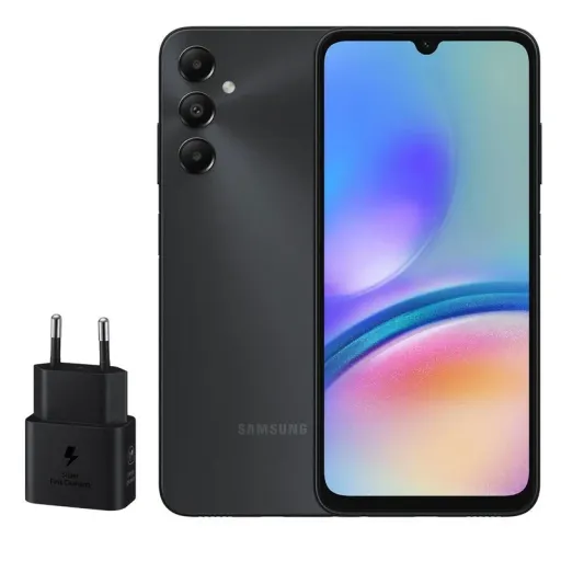 گوشی موبایل سامسونگ مدل Galaxy A05s دو سیم کارت ظرفیت 64 گیگابایت و رم 4 گیگابایت به همراه شارژر 25 وات سامسونگ