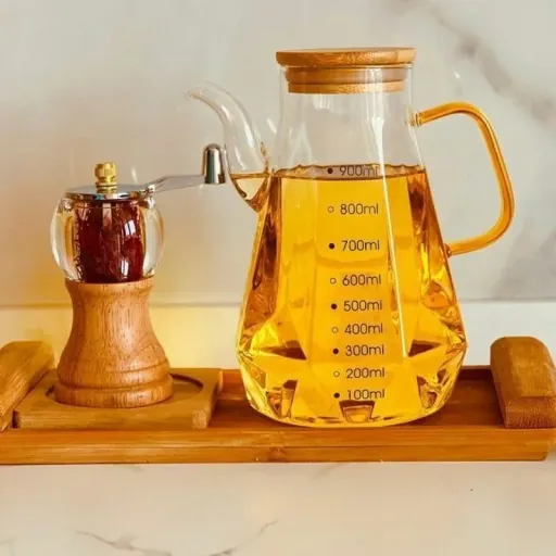 روغن ریز پیرکس مدل الماسی درب بامبو 700 میل