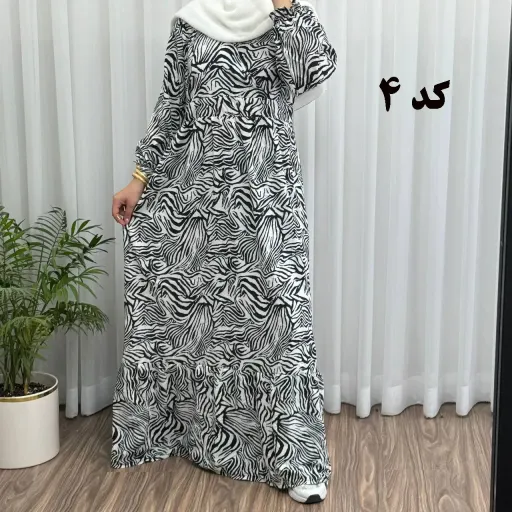 پیراهن ساحلی زنانه فلور گوزل فری سایز تا 50 یقه چپ و راستی بنددار تنخور شیک و راحت بدون چروک و آبرفت مناسب چهارفصل گزینه ها کد-3