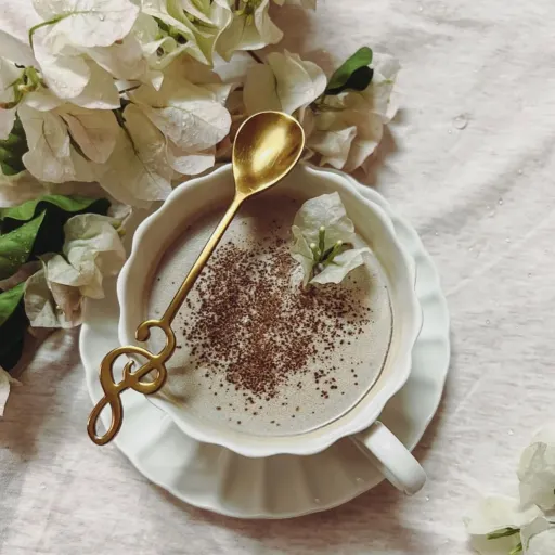 قاشق شربت طلایی ملودی چایخوری شربت خوری(هر عدد)