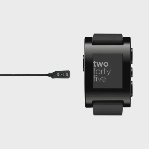 شارژر ساعت Pebble Watch رنگ مشکی