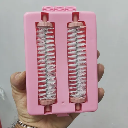 جارو دستی نپتون دومحوره بزرگ(جارودستی)مناسب روی فرش و موکت و ...جارو نپتون 2 قلو طرح کیتی ملوس انتخاب رنگ صورتی
