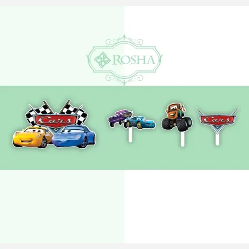 تاپر و عکس تزئین روی کیک مک کویین