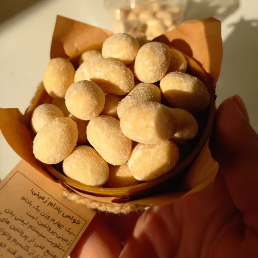 بادام زمینی روکشدار طعم سرکه ای  وزن 300 گرم