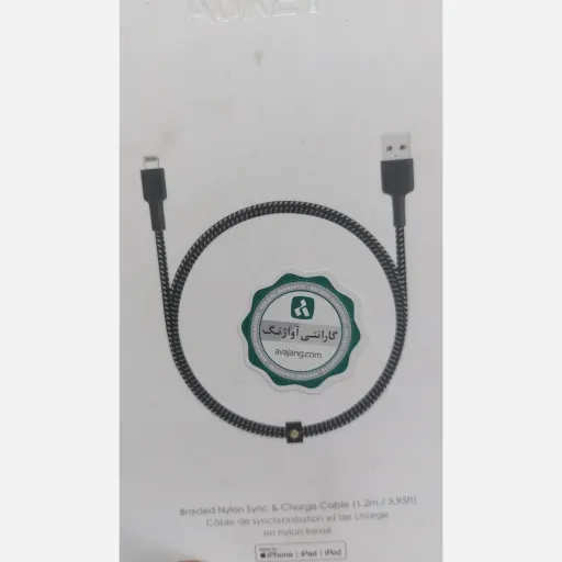 کابل شارژ اپل برند AUKEY گارانتی دار