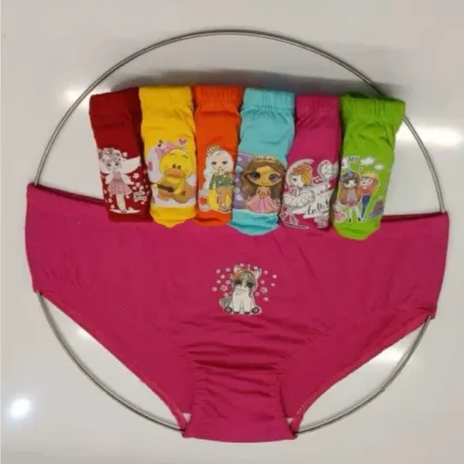 شورت دخترانه نخی عروسکی سایز L