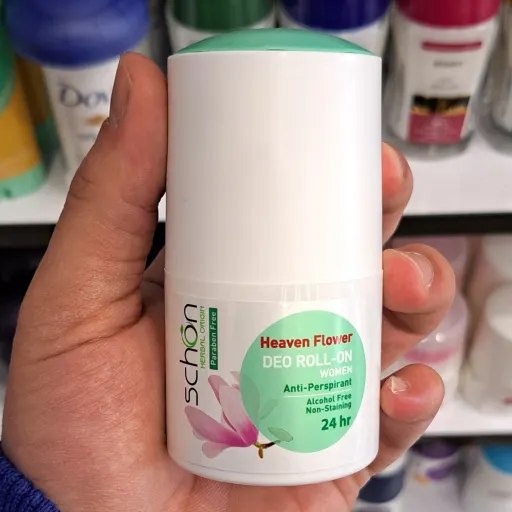 مام رول ضد تعریق زنانه شون Heaven flower