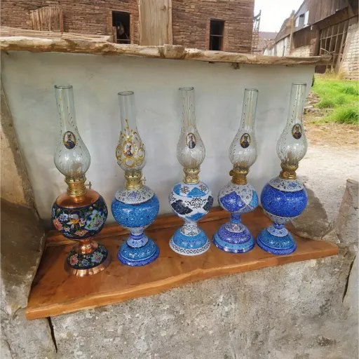 چراغ شاه عباسی مسی سایز بزرگ اصفهان 