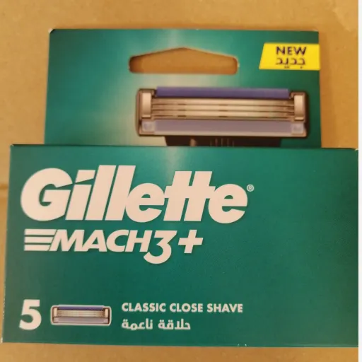 تیغ یدک اصلاح ژیلت مدل مچ تری 5 عددی Gillette Mach3 5Pcs