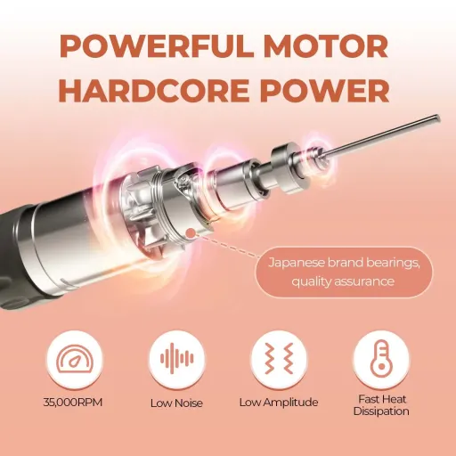 ست سوهان ناخن JSDA Power JD 400 ساخت آلمان