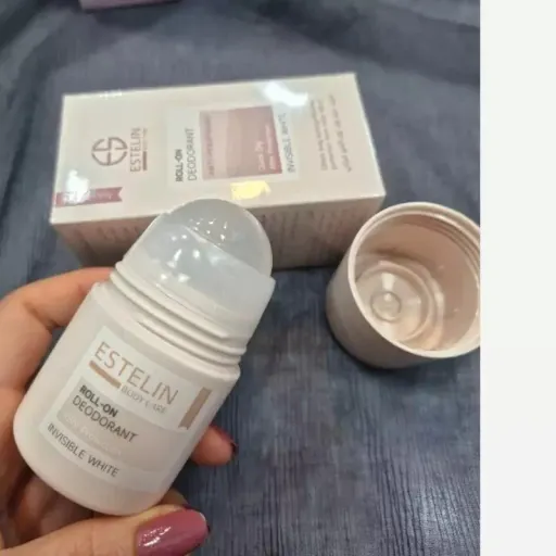 مام رول ضدتعریق و دئودورانت استلین مدل Invisible White حجم 50 میل