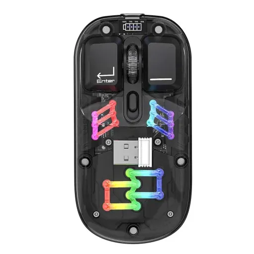 ماوس (موشواره) بی سیم فشن XWD118 M08 RGB - گیمینگ