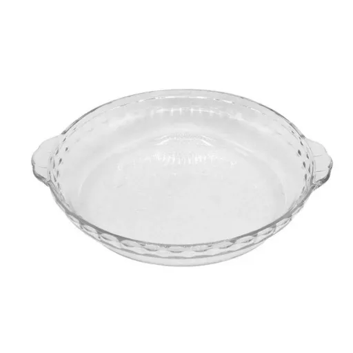ظرف پخت شیشه و بلور اصفهان مدل 746 بسته 2 عددی رنگ بی رنگ شفاف