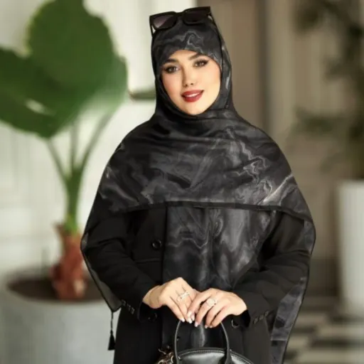 روسری نخ گلوریا شب سنگی گرانیت