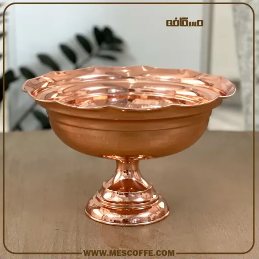 آجیل خوری مسی تک پایه(کد 161)