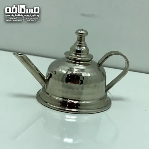 قوری زعفران دم کن کروم(سایز1/کد 504)