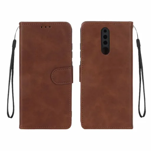 کیف جاکارتی مگنتی محافظ لنزدار درجه یک داخل خز MNC Plus شیائومی مدل Xiaomi Redmi 8 رنگ سبز زیتونی