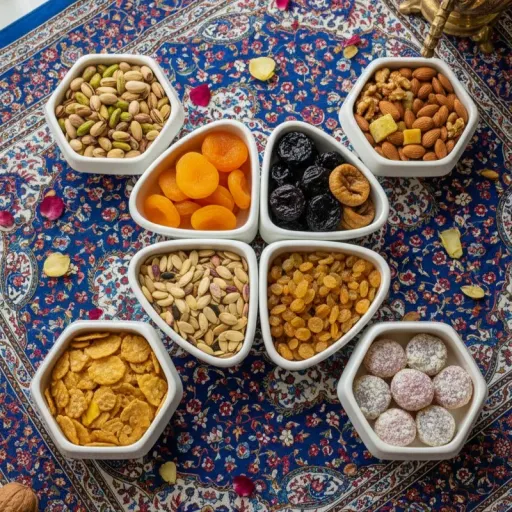 پیاله مدل سرامیکی مثلثی مجموعه 2 عددی رنگ سفید