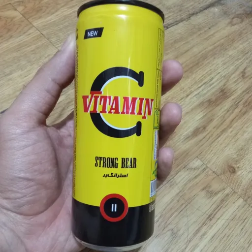 نوشابه انرژی زا گازدار ویتامین ث استرانگ بر - 250 میل