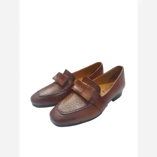 کالج چرم طبیعی زنانه مدل سفیر مشکی عسلی قهوه ای سایز 37 تا 40 گزینه ها سایز 40 | عسلی