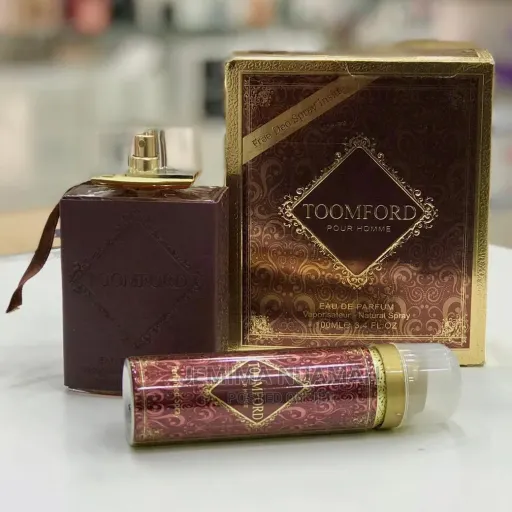 عطر ادکلن تامفورد پور هوم فراگرنس ورد همراه با اسپری Fragrance World TOOMFORD Pour Homme with spray 