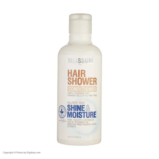 نرم کننده مو میسوری مدل Shine Moisture حجم 320 میلی لیتر 
