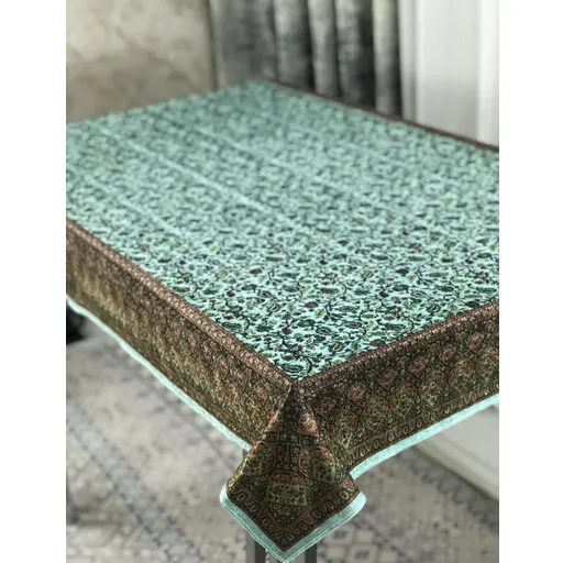 گلستانه 4 نفره سبز آبی
