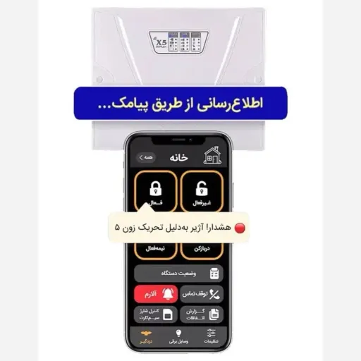 دزدگیر اماکن کلاسیک مدل X5 DUPLEX