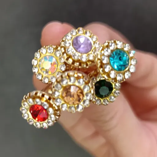گیره روسری شیک یک عدد رنگ سبز