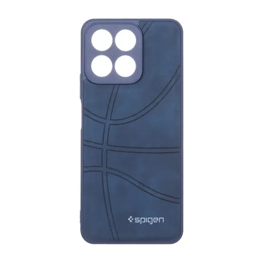 قاب طرح دار محافظ لنز هواوی آنر Spigen بسکتبالی Honor X7c رنگ سرمه ای