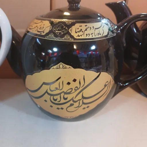قوری یک لیتری مشکی